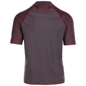 Trespass Mens Theo Rash Guard / Dark Grey